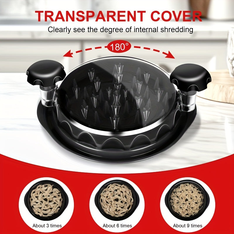 1pc, Chicken Shredder, Visible Chicken Breast Shredder Tool Twist, Large Meat Shredder Machine - Ergonomic Handle, Dishwasher Safe, counter-Slip, Cleaning Brush, Heat Resistant, Kitchen Accessories Meat Slicer Machine For Hom