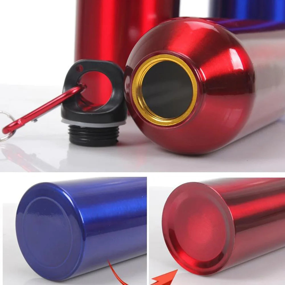 400/500/600ml Leakproof Aluminum Water Bottle Aluminum Outdoor Bike Sports Water Bottle Drinking Kettle Drinking Cup for Travel