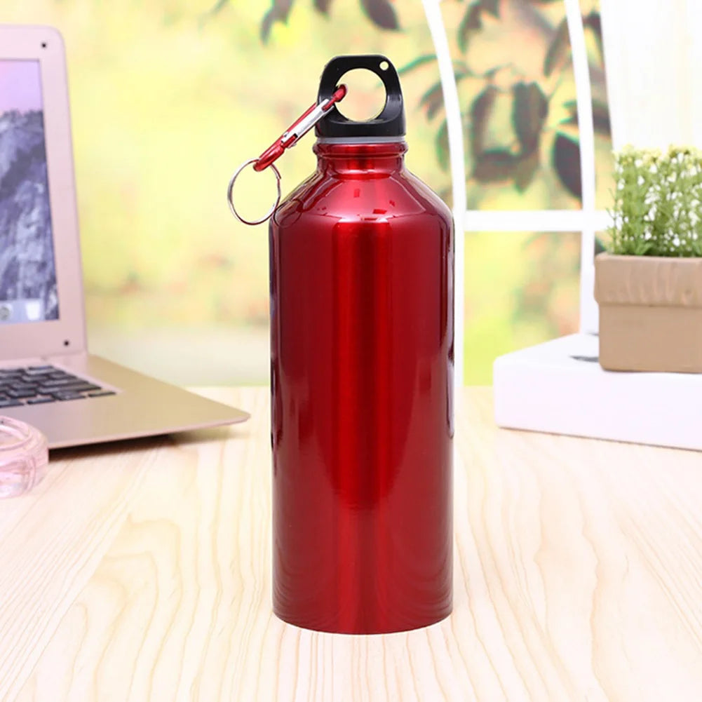 400/500/600ml Leakproof Aluminum Water Bottle Aluminum Outdoor Bike Sports Water Bottle Drinking Kettle Drinking Cup for Travel