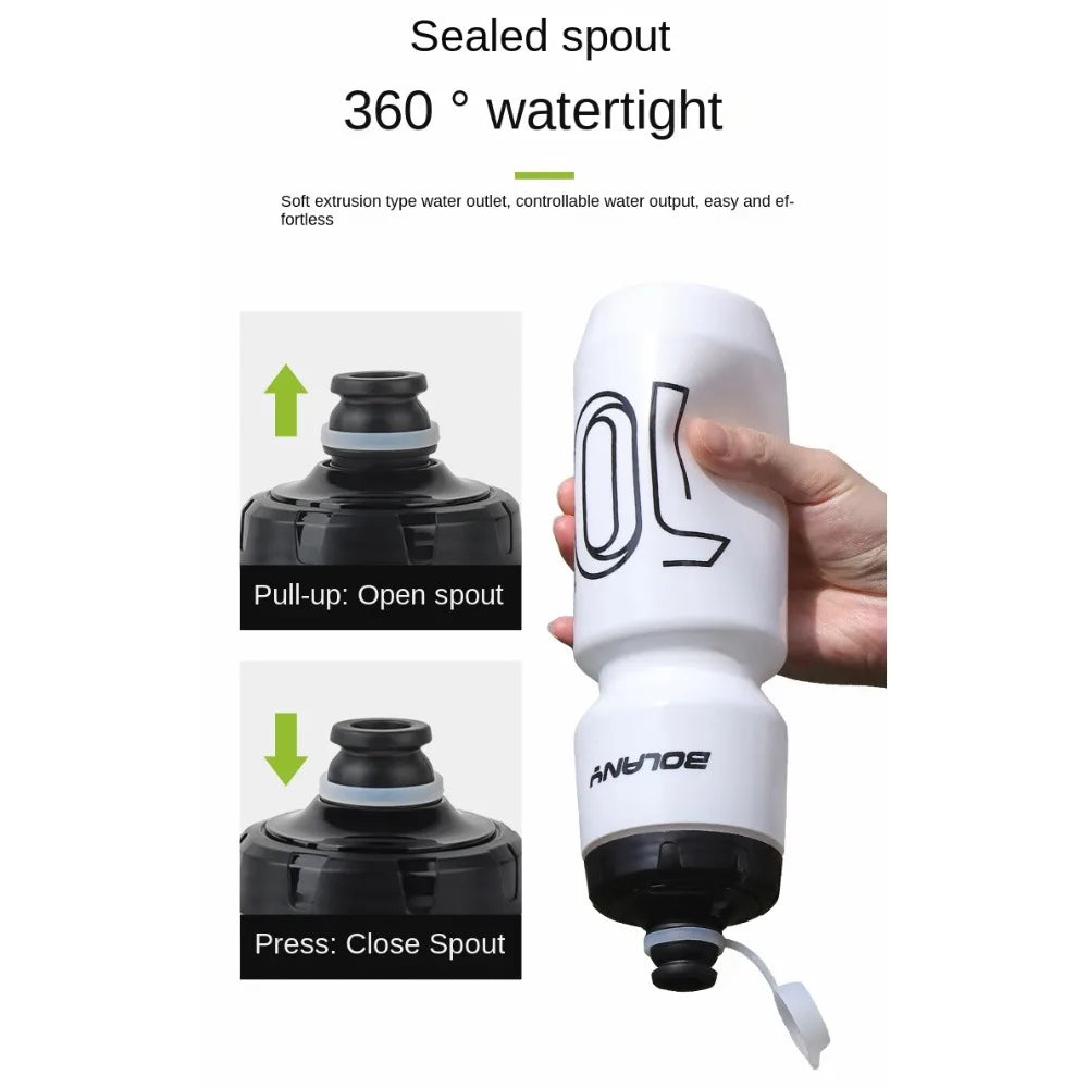 Large Capacity Bicycle Water Bottle PP5 Leak Proof Fitness PP Water Bottle 750ml Squeeze Out Road Bike Bottles Camping